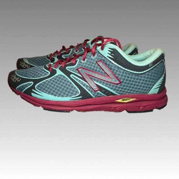NEW BALANCE WR 1400PB v1 Revlite Running Shoes Teal Pink Women 7 - Picture 4 of 9